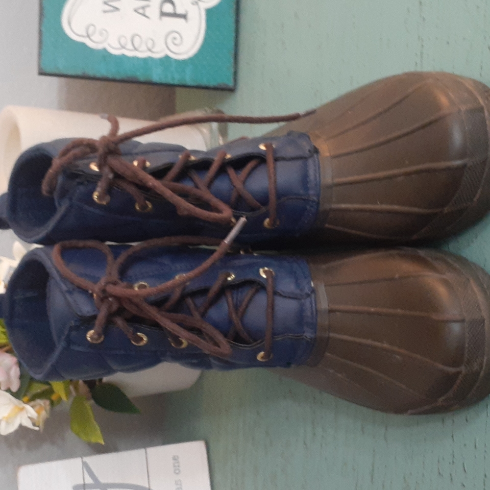 SPERRY RAIN/SNOW BOOTS SZ 8 WOS